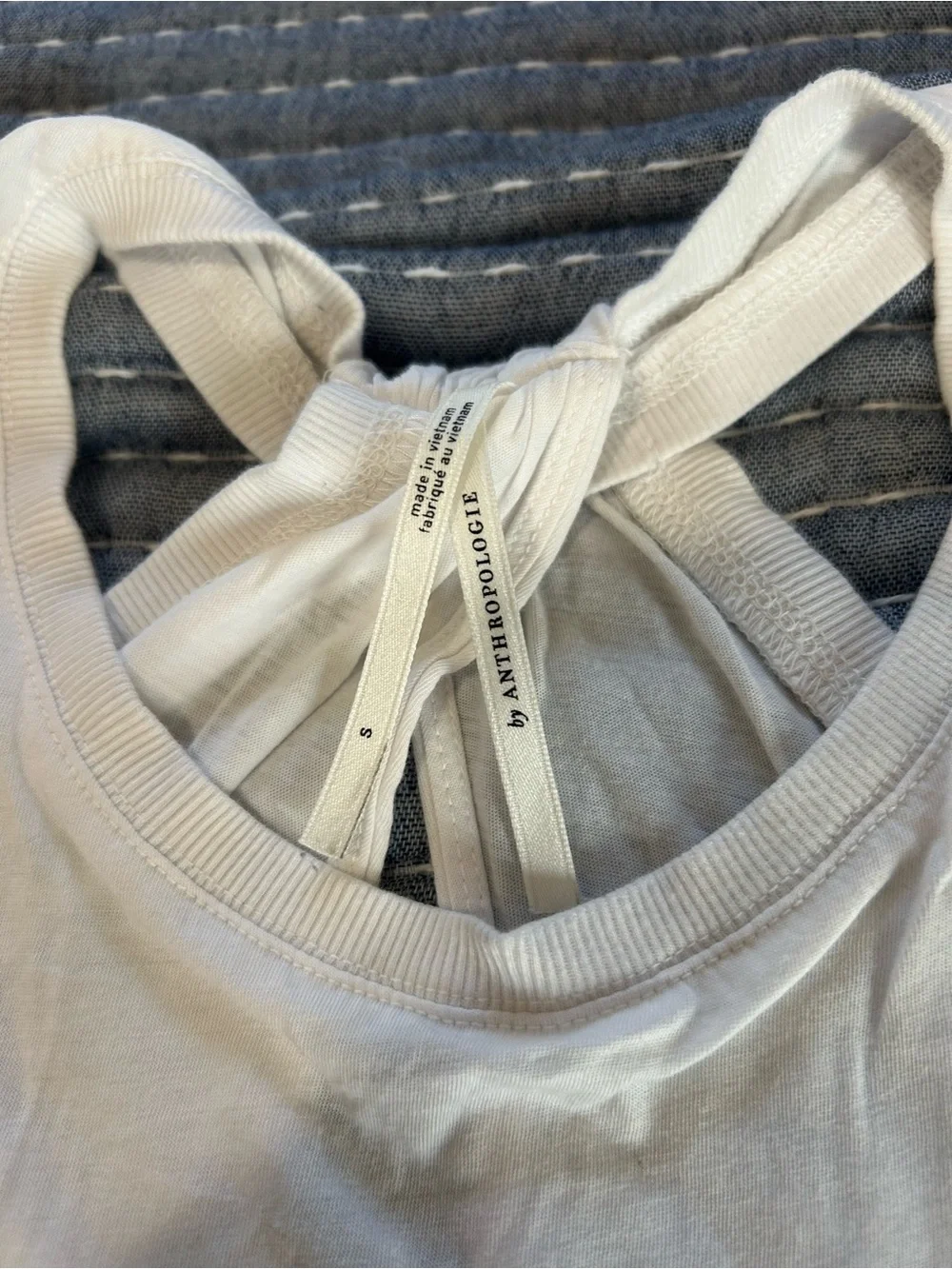 Anthropologie lightweight white
